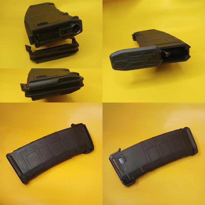 ZCI PTS Hi-Cap 300rd Flash Magazine Polymer Pull Cord PMAG Airsoft AEG M4